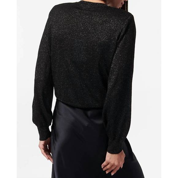 NEW CAMI NYC gama sweater in black metallic - Picture 3 of 4